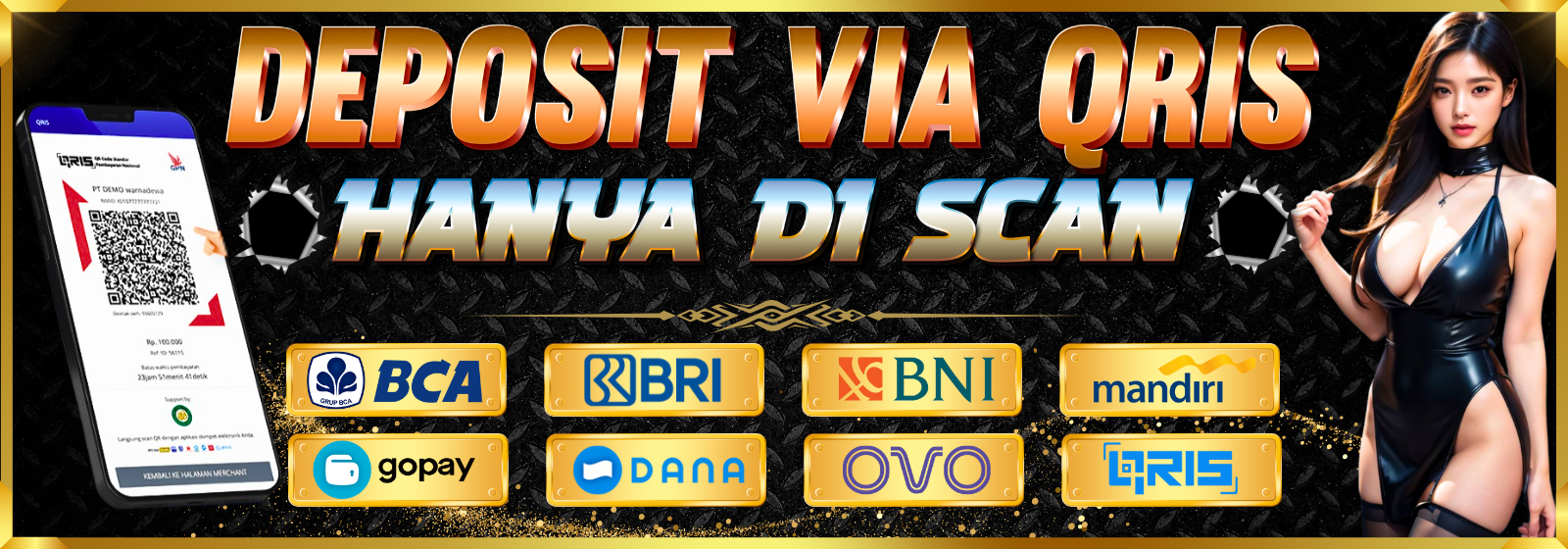 Deposit Via Qris
